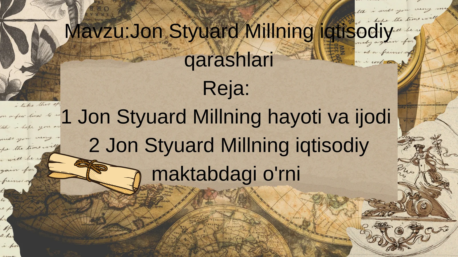 Jon Styuard Millning iqtisodiy qarashlari