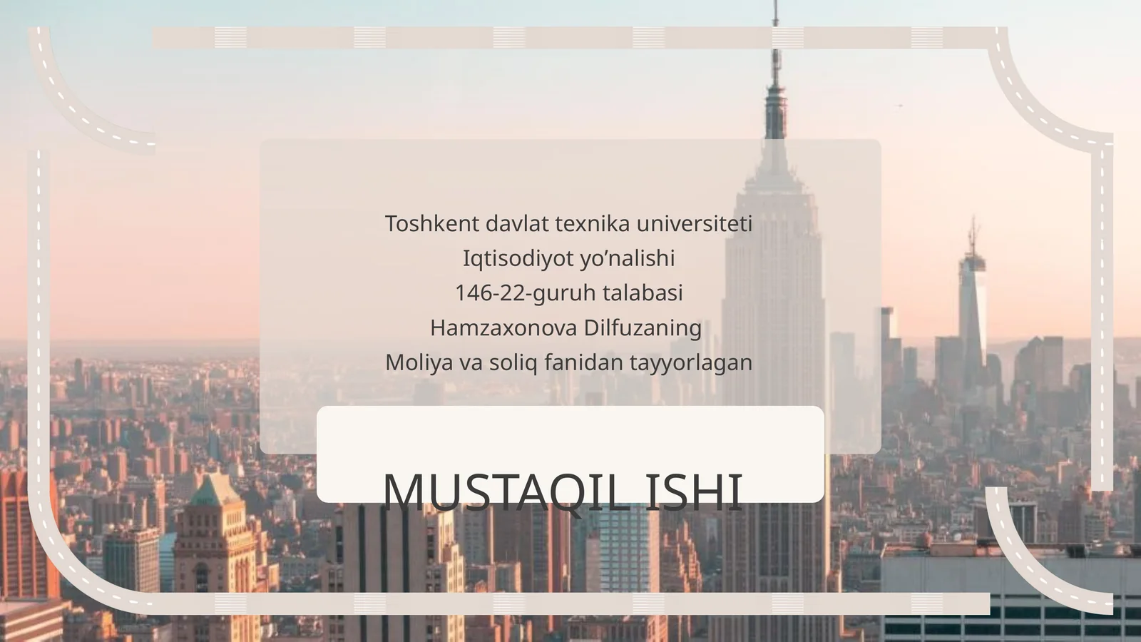 Moliyaviy savodxonlikning asosiy tushunchalari va ahamiyati