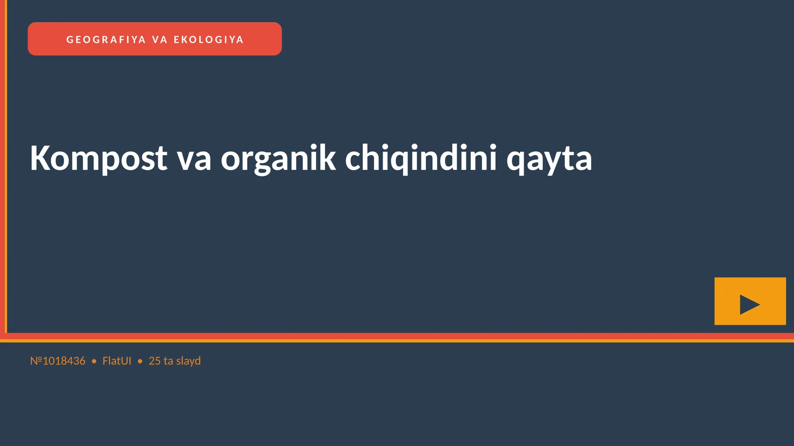 GEOGRAFIYA VA EKOLOGIYA