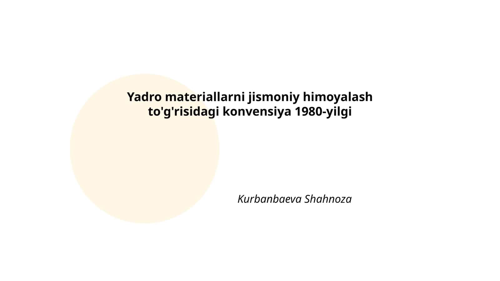 Yadro materiallarni jismoniy himoyalash to'g'risidagi konvensiya 1980-yilgi
