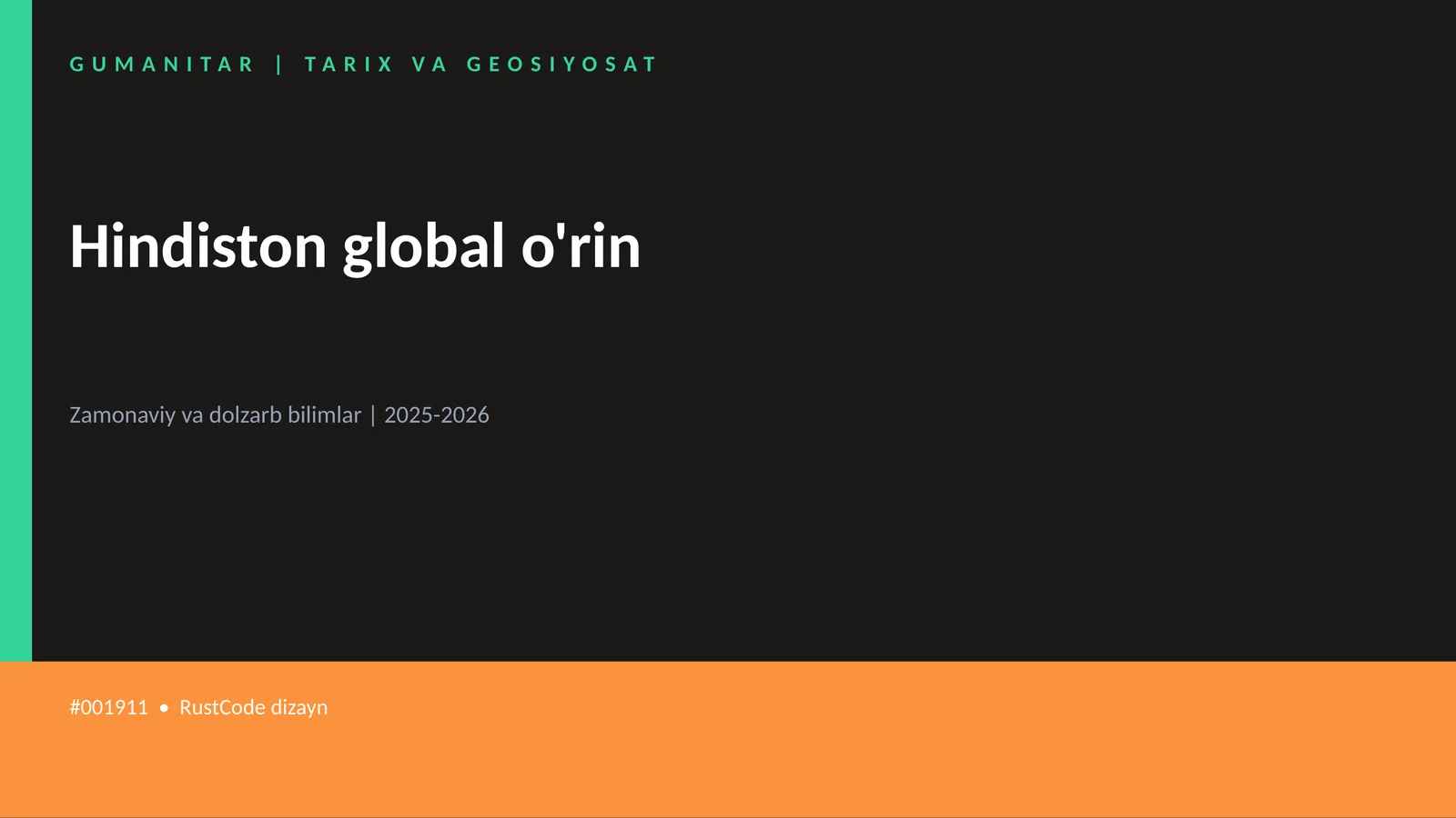 Hindiston global o'rin