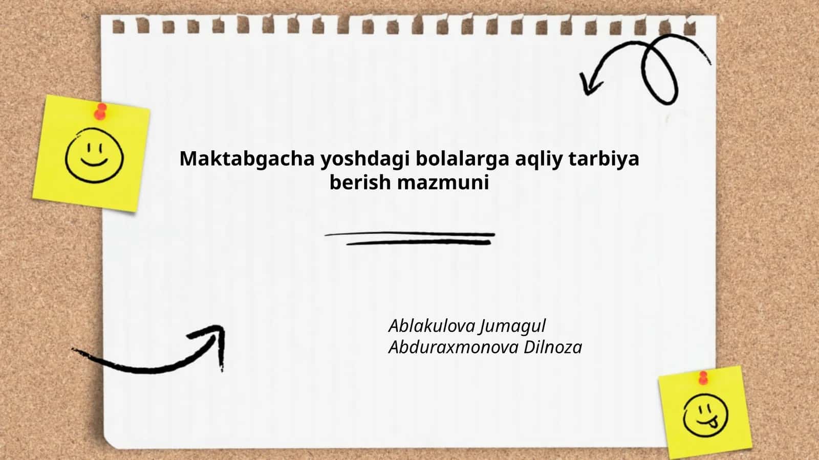 Maktabgacha yoshdagi bolalarga aqliy tarbiya berish mazmuni