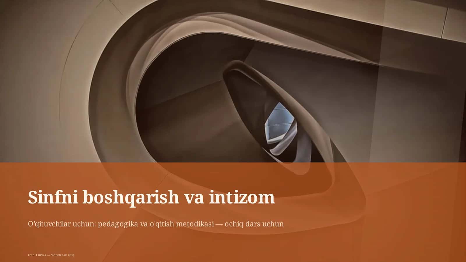 Sinfni boshqarish va intizom