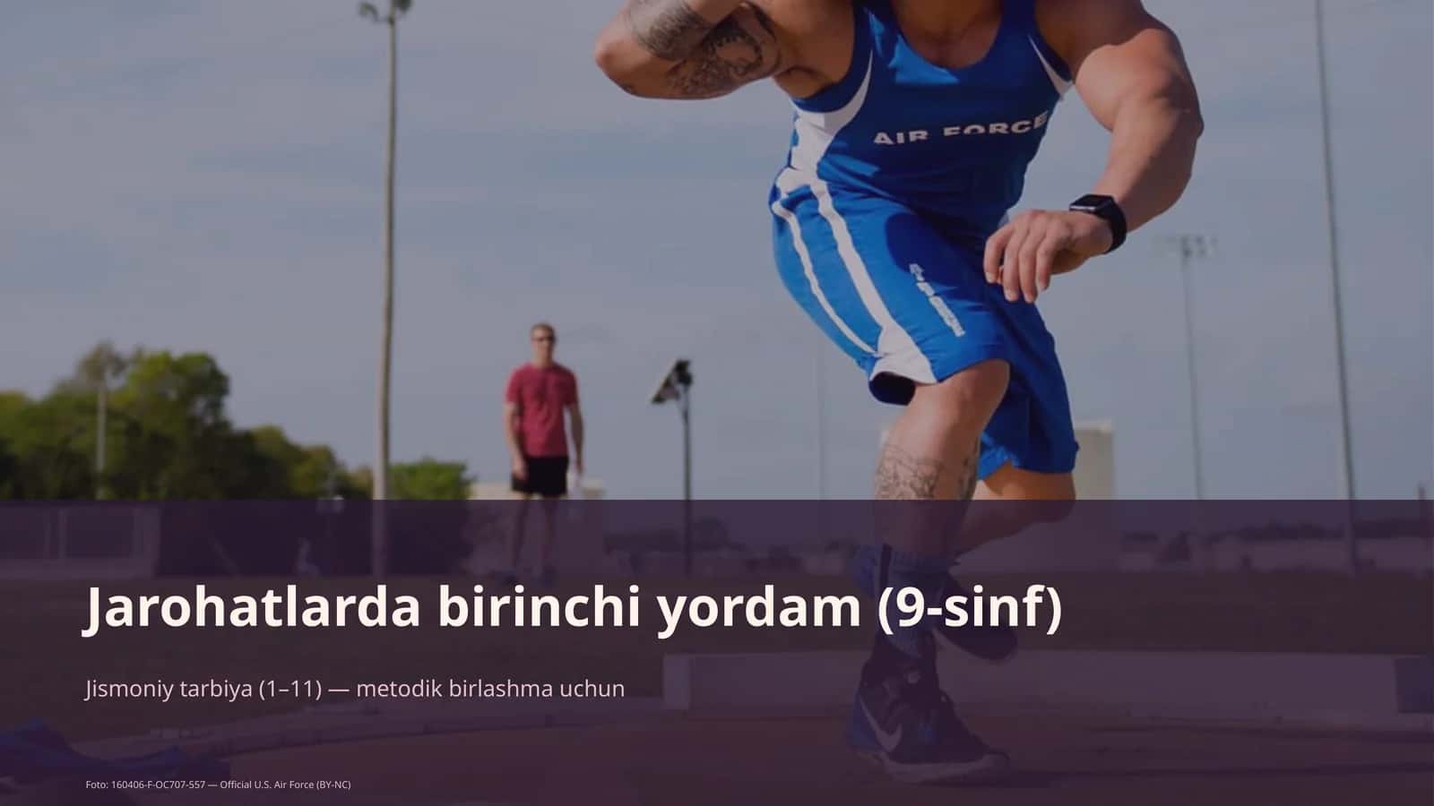 Jarohatlarda birinchi yordam (9-sinf)