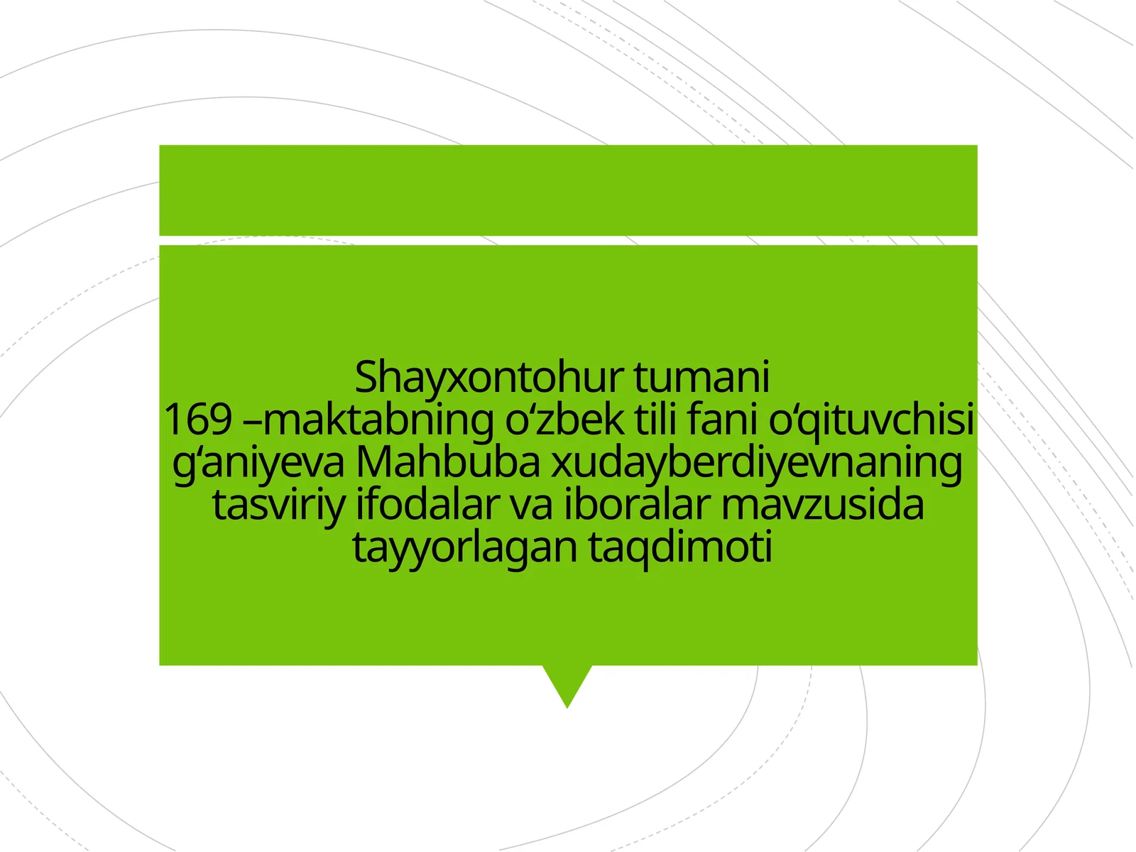 Tasviriy ifodalar va iboralar