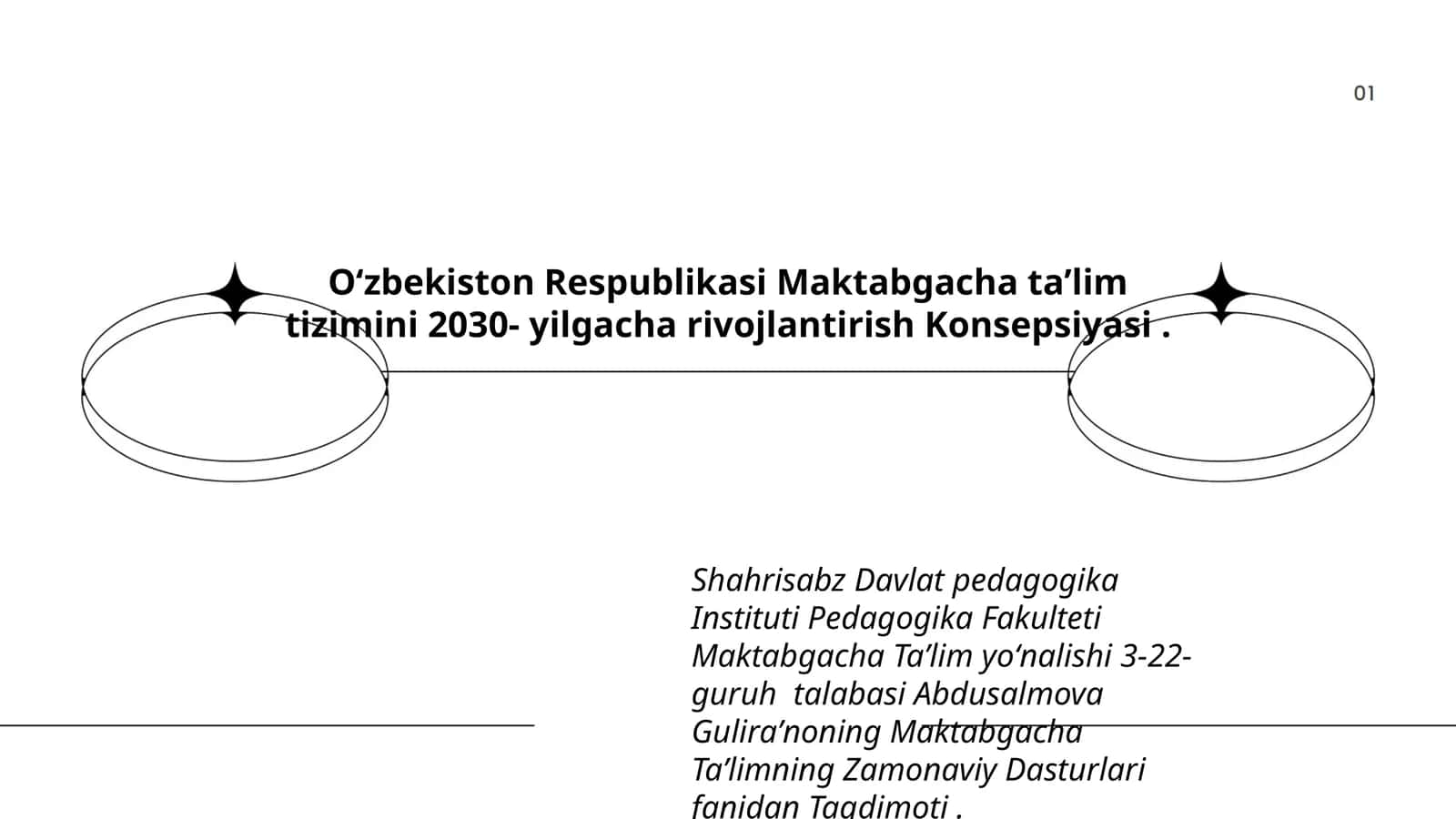 Maktabgacha Taʼlimning Zamonaviy Dasturlari
