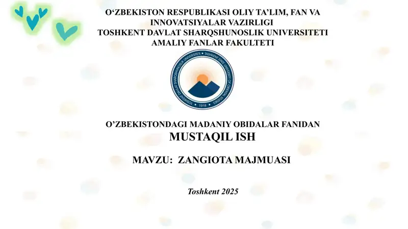 Zangiota majmuasi SLAYD
