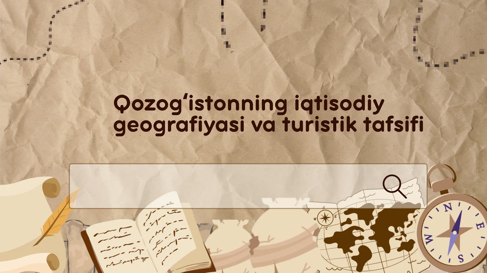 Qozog'istonning iqtisodiy geografiyasi va turistik tafsifi