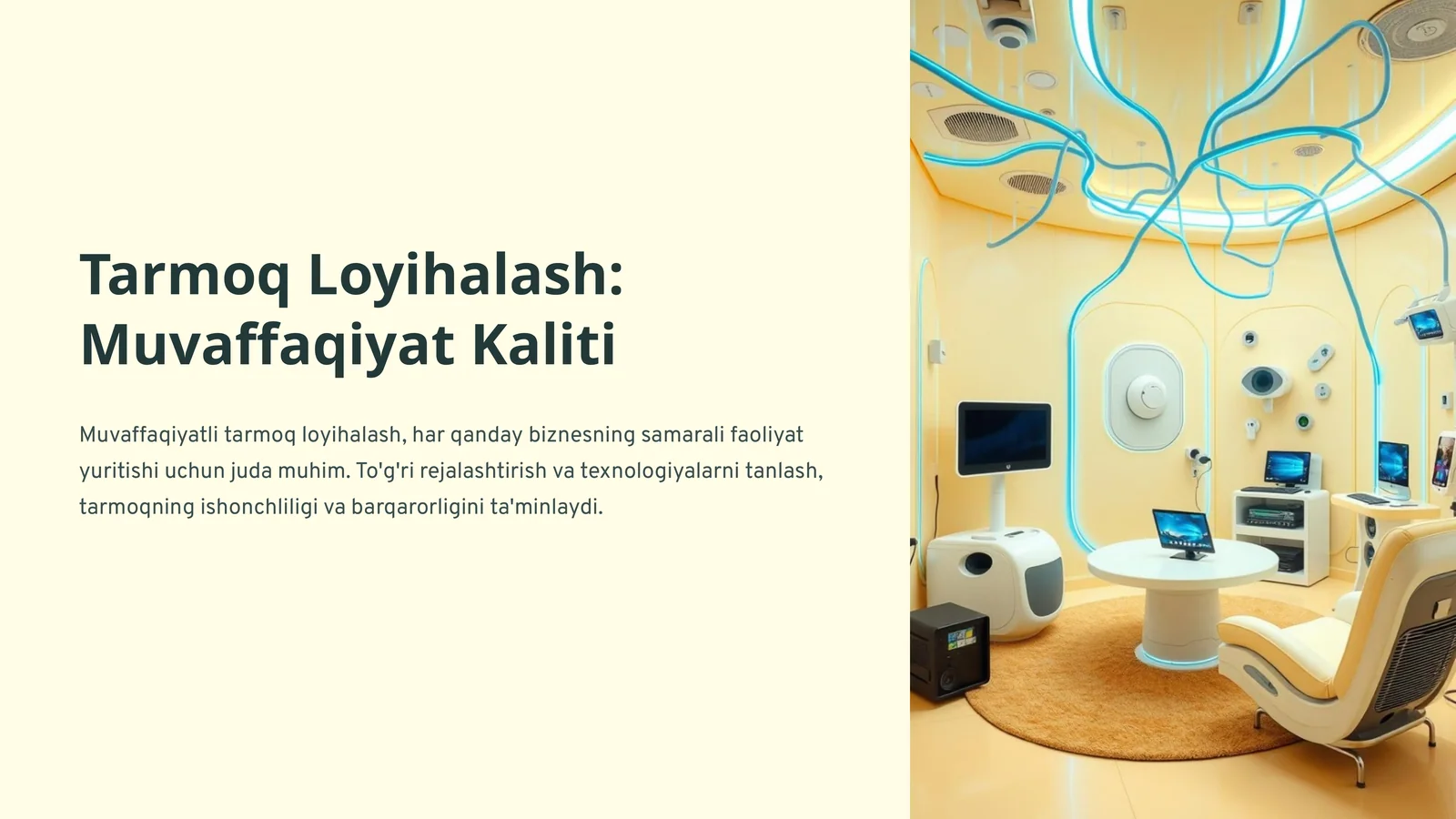 Tarmoq Loyihalash: Muvaffaqiyat Kaliti
