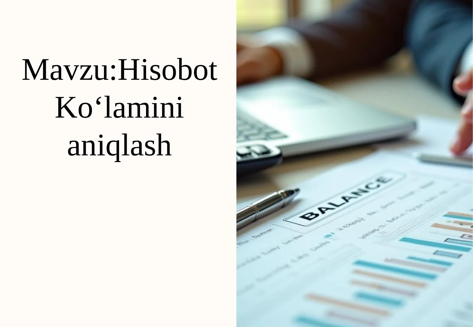 Hisobot Ko‘laminianiqlash
