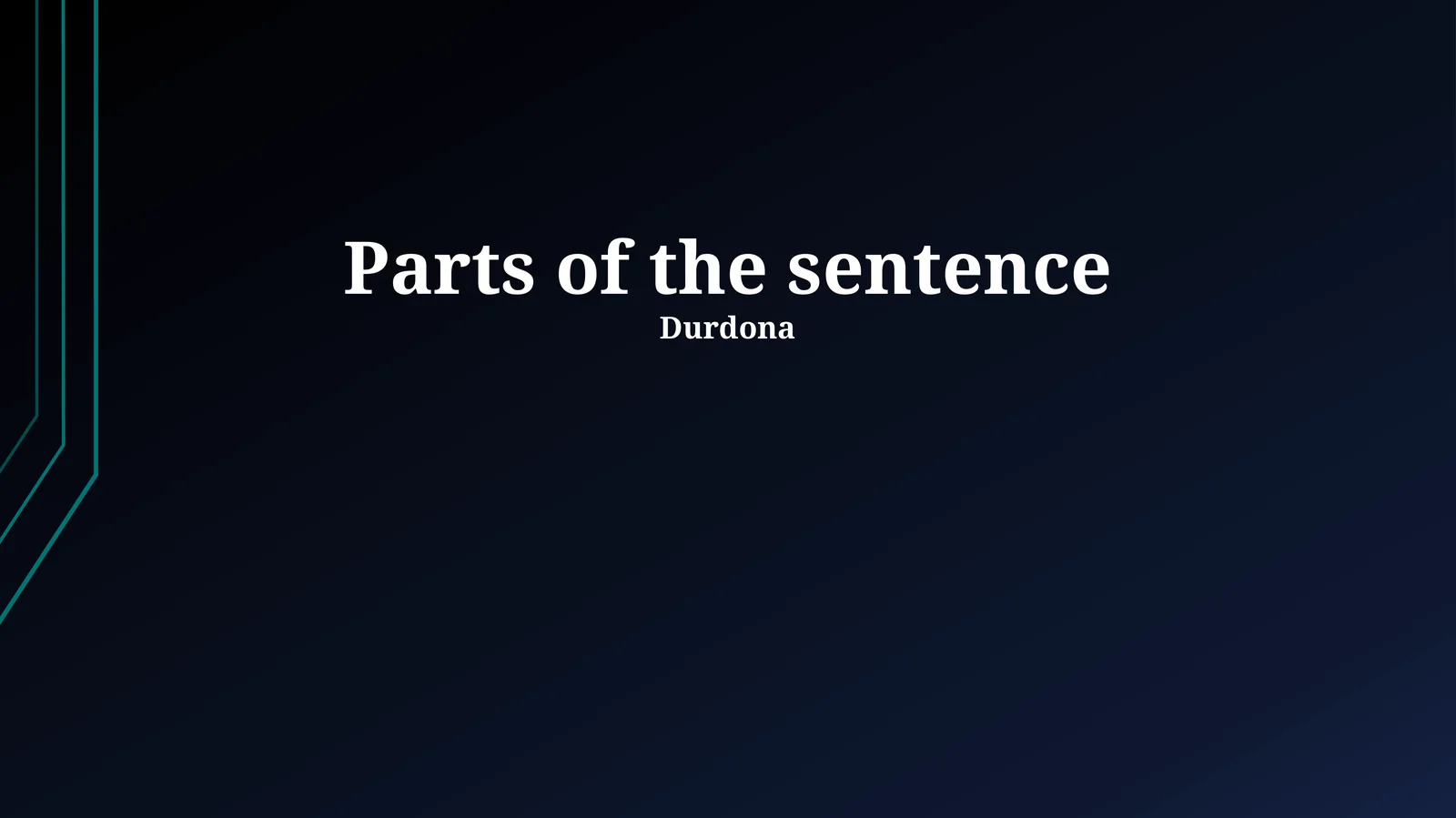 Unlocking the Sentence: Core Components (Subject, Predicate, Verb, Object)
