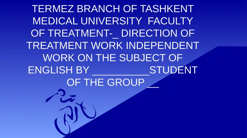 Patient Admission Form in English