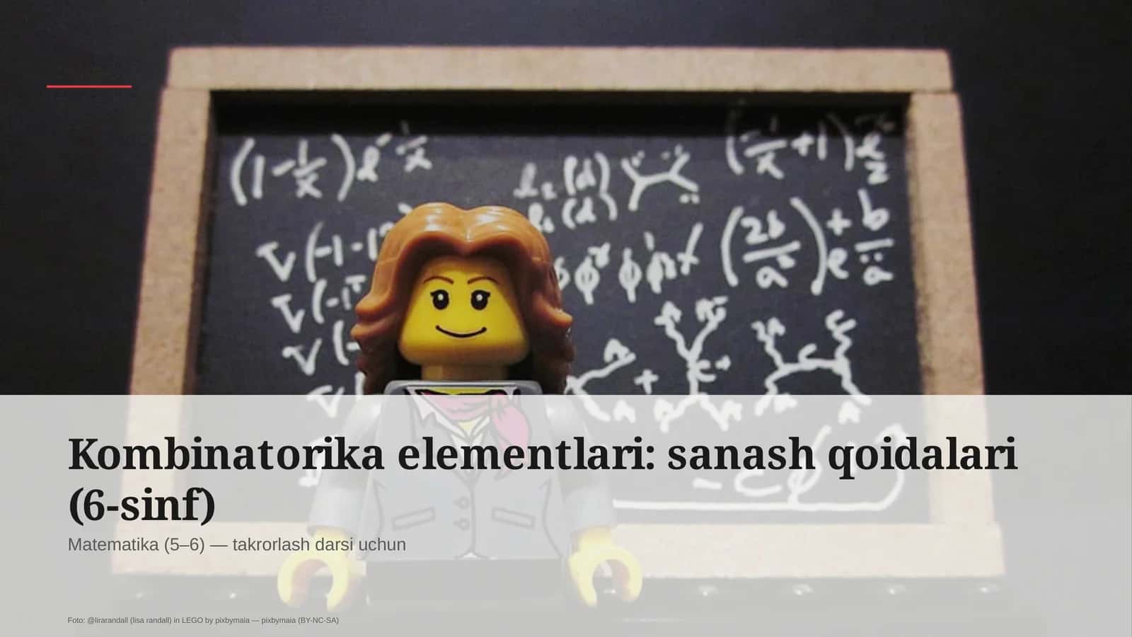 Kombinatorika elementlari: sanash qoidalari (6-sinf)