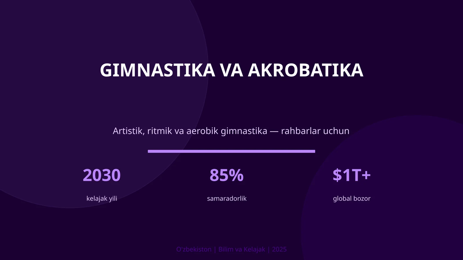 GIMNASTIKA VA AKROBATIKA