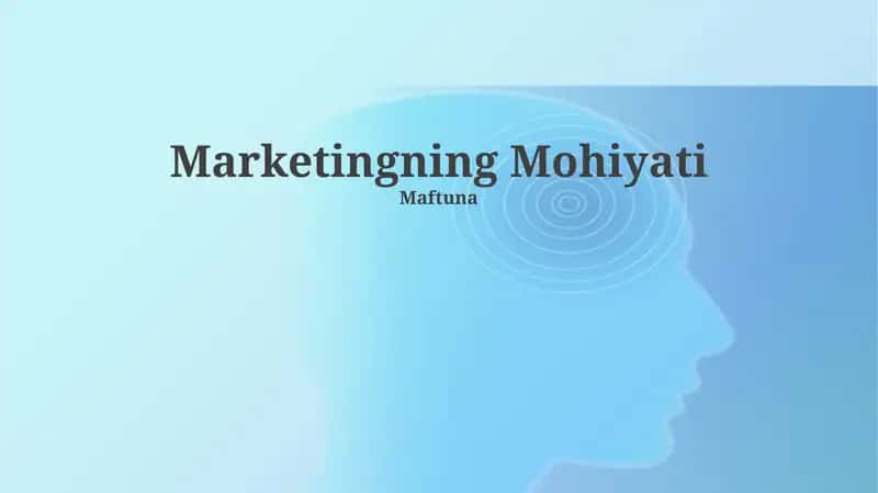 Marketingning Mohiyati