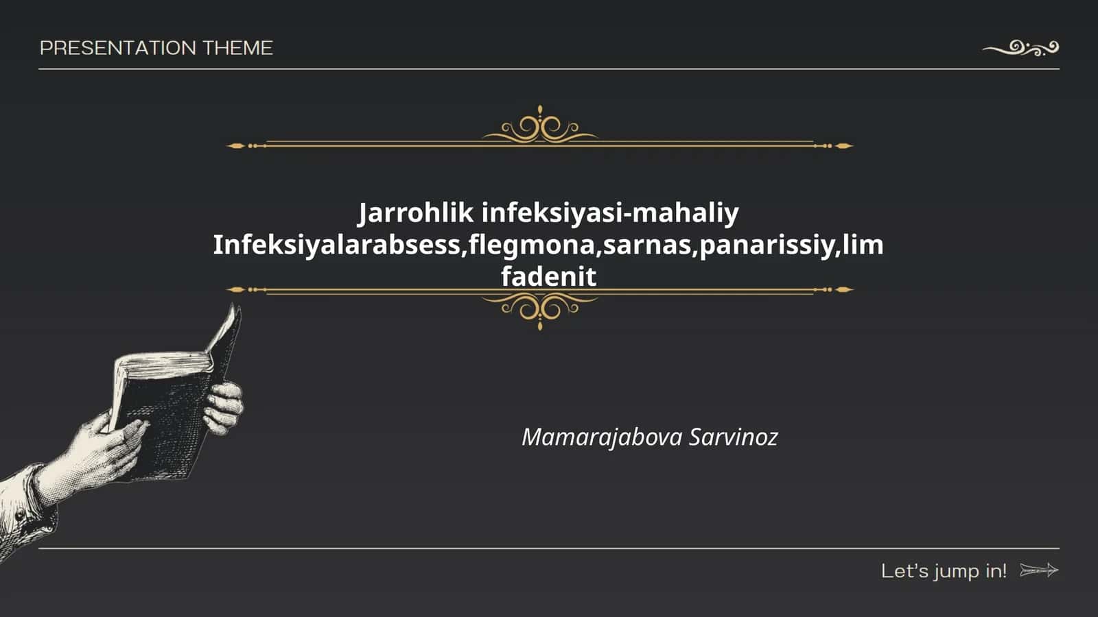 Jarrohlik infeksiyasi turlari