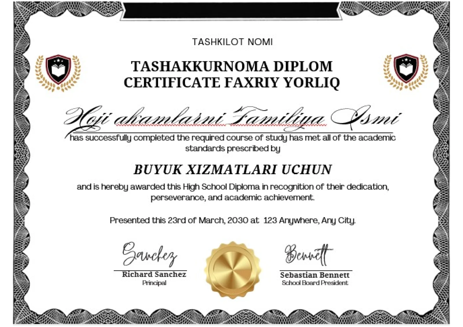 FAXRIY YORLIQ