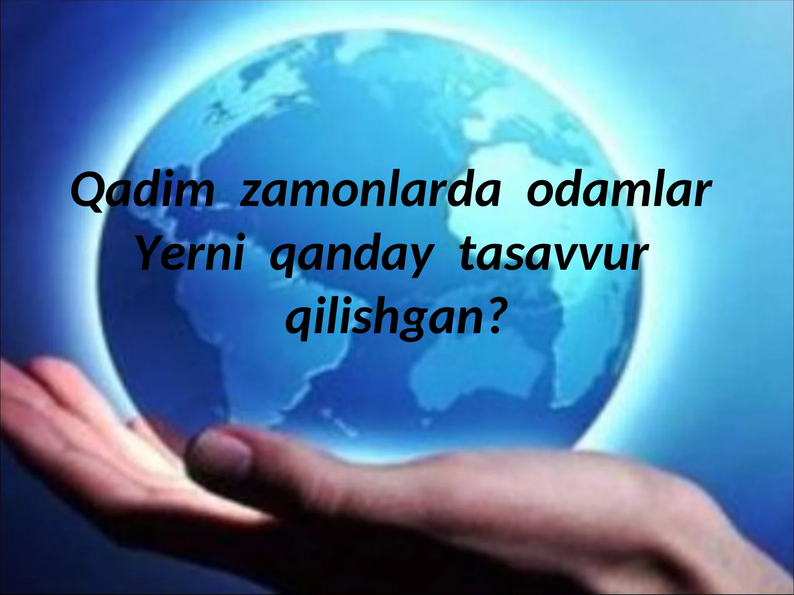 Yerni tasavvur qilish uslubi