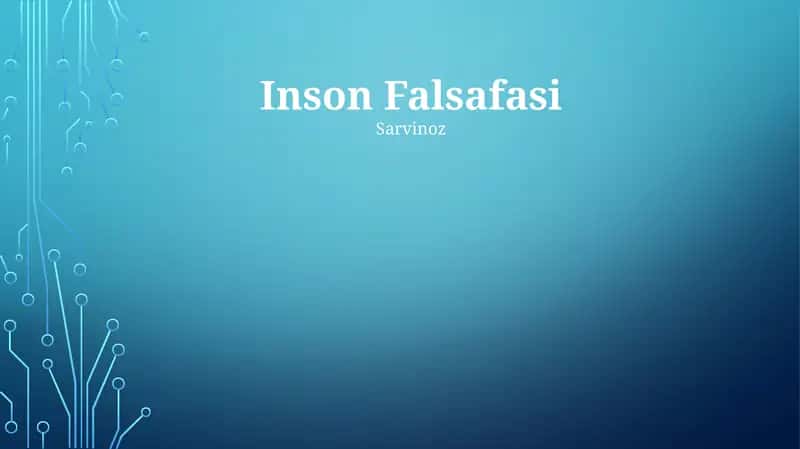 Inson Falsafasi