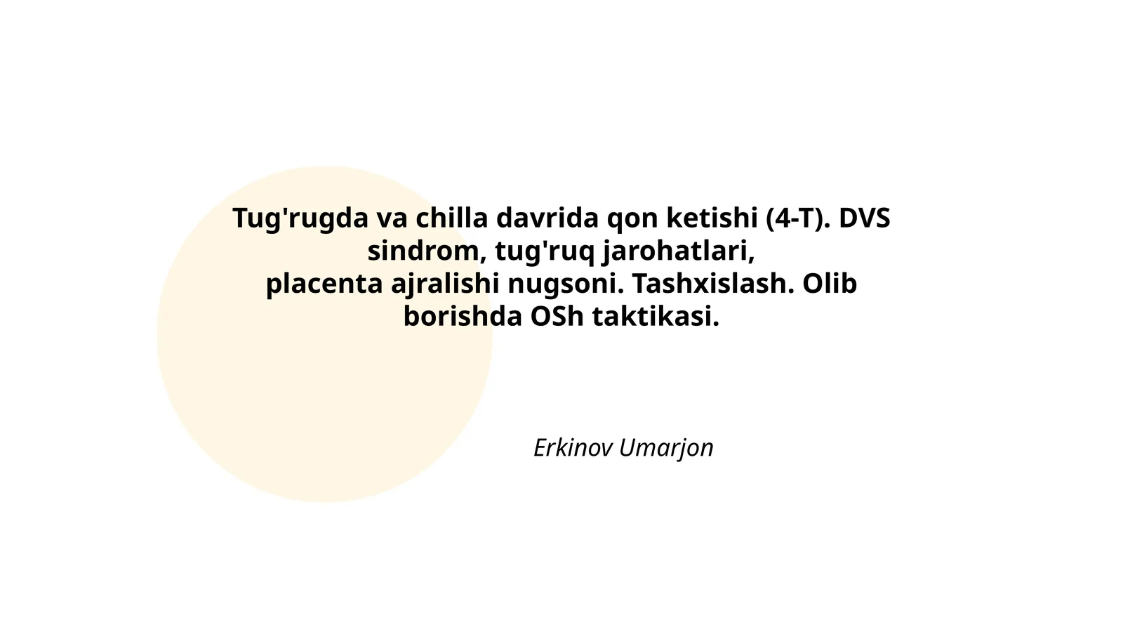 Tug'rugda va chilla davrida qon ketish: ta'rif va epidemiologiya
