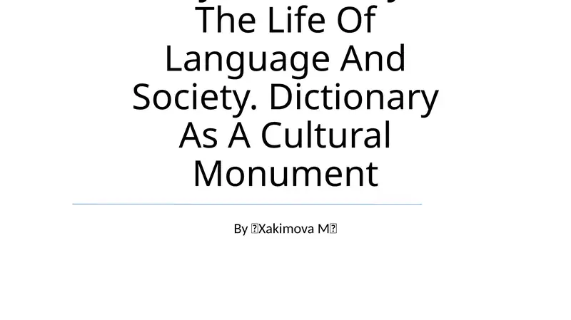 Theoretical And Practical Lexicography