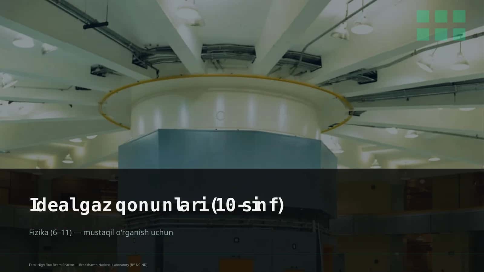 Ideal gaz qonunlari (10-sinf)