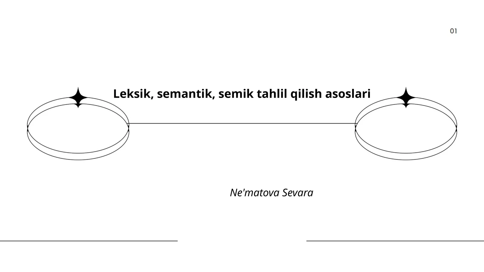 Leksik, semantik, semik tahlil qilish asoslari