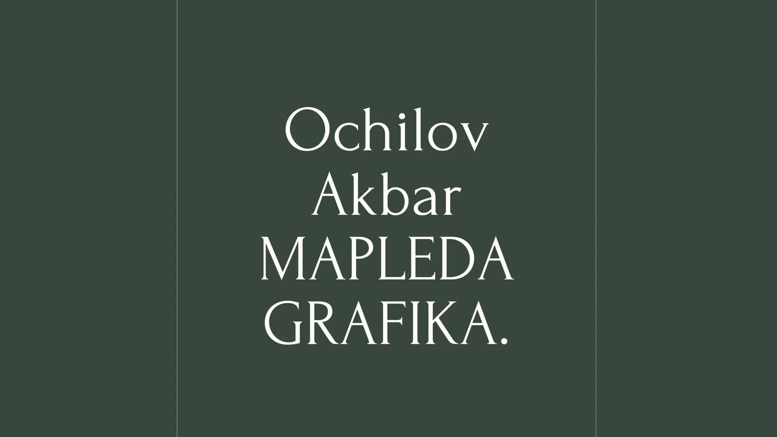 MAPLEDA GRAFIKA