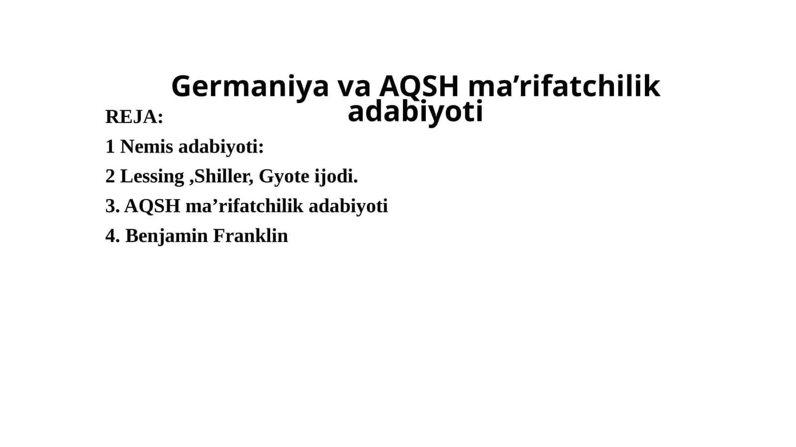 GermaniyavaAQSHma’rifatchilikadabiyoti