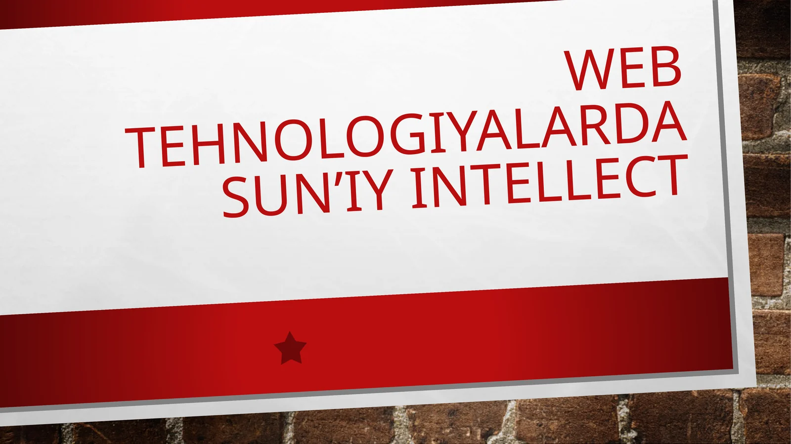 Sun’iy intellect