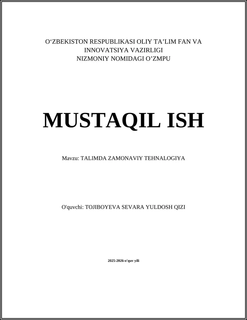 Raqamli ta'lim platformalari va LMS