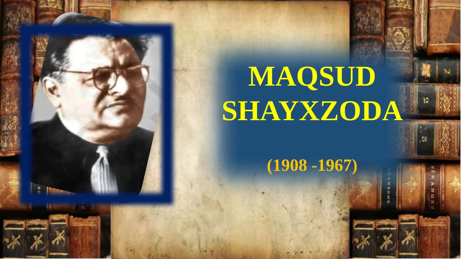 MAQSUD SHAYXZODA