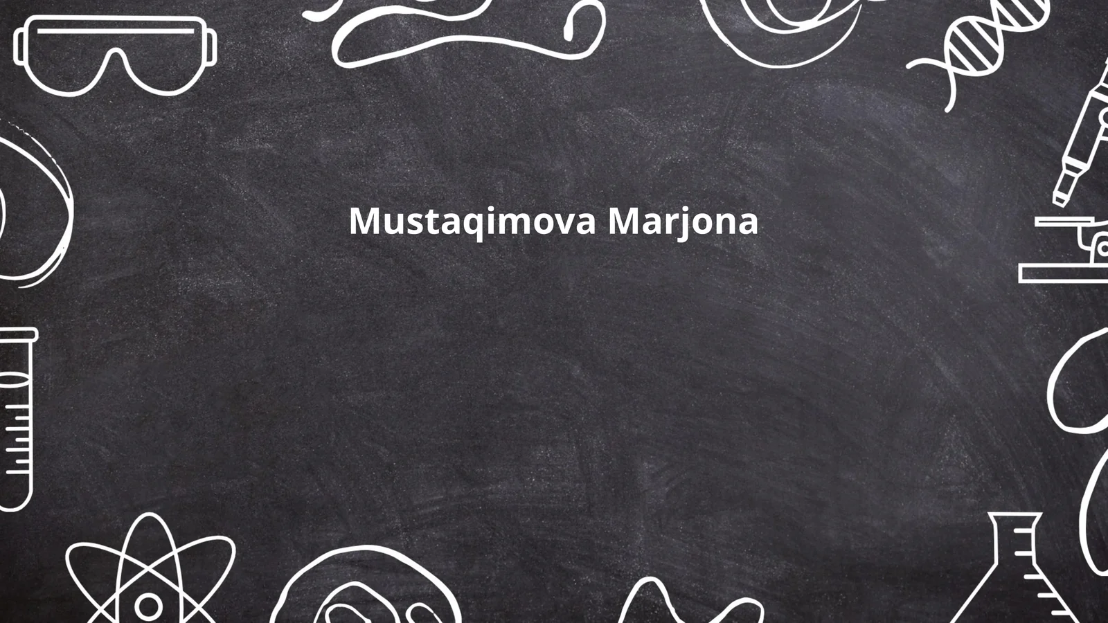 Mustaqimova Marjona ijodi