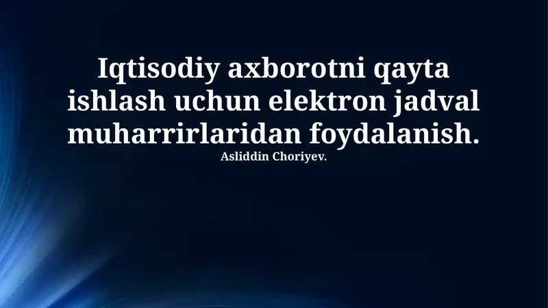 Electronic Jadval Muharrirlari