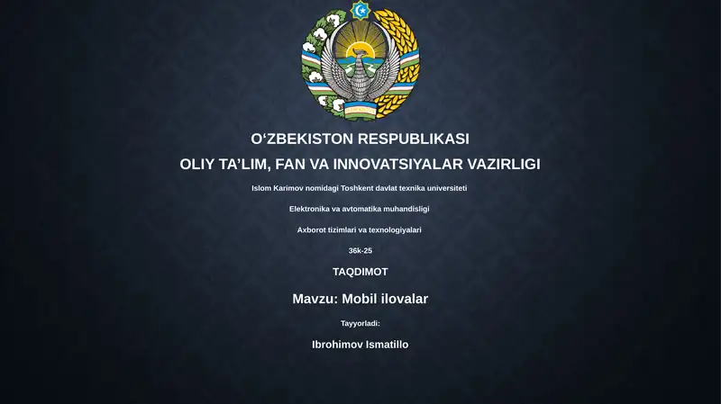 Mobil ilovalar