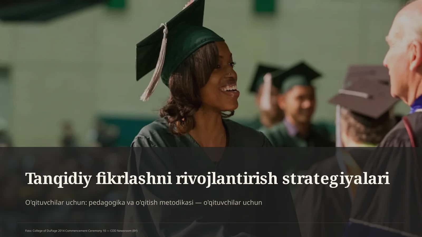 Tanqidiy fikrlashni rivojlantirish strategiyalari