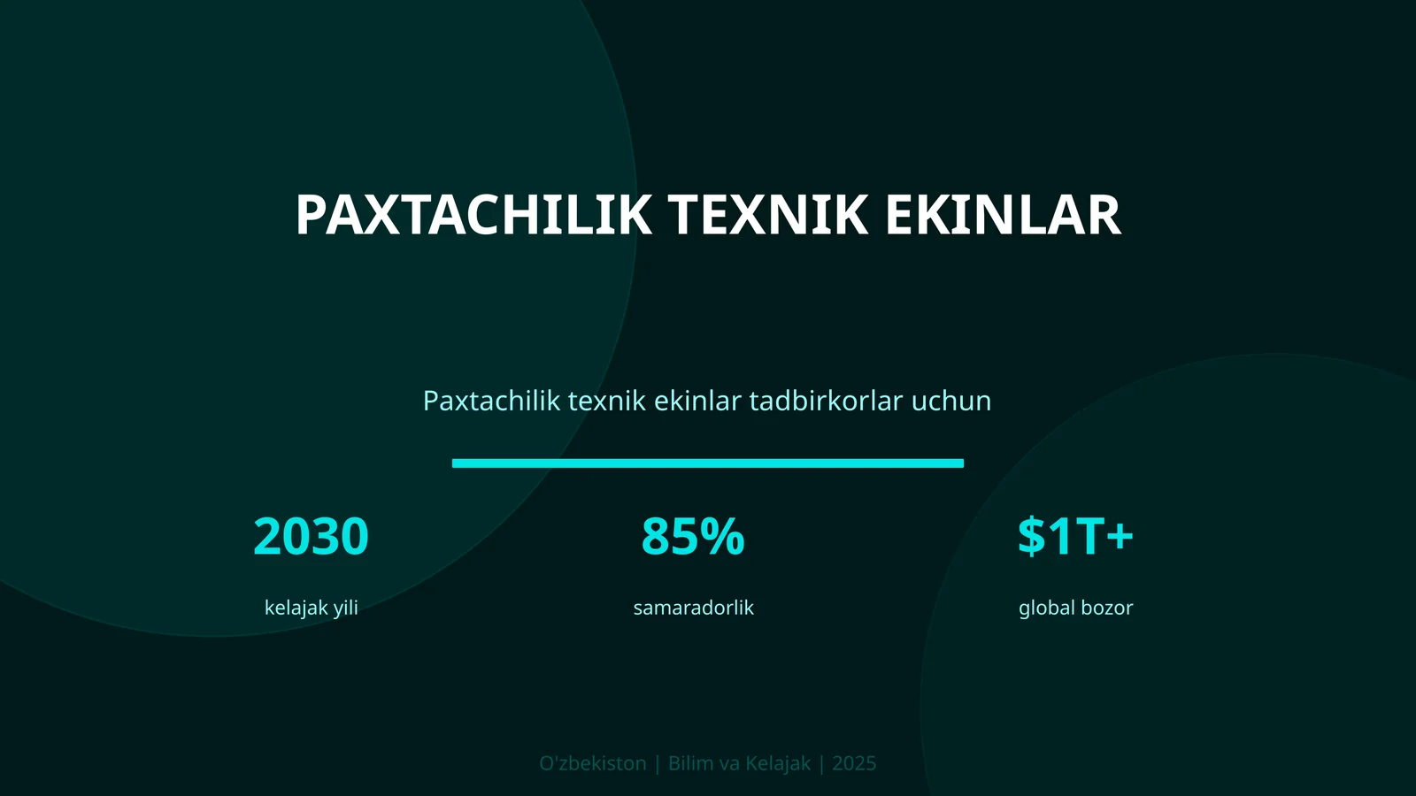 Paxtachilik texnik ekinlar