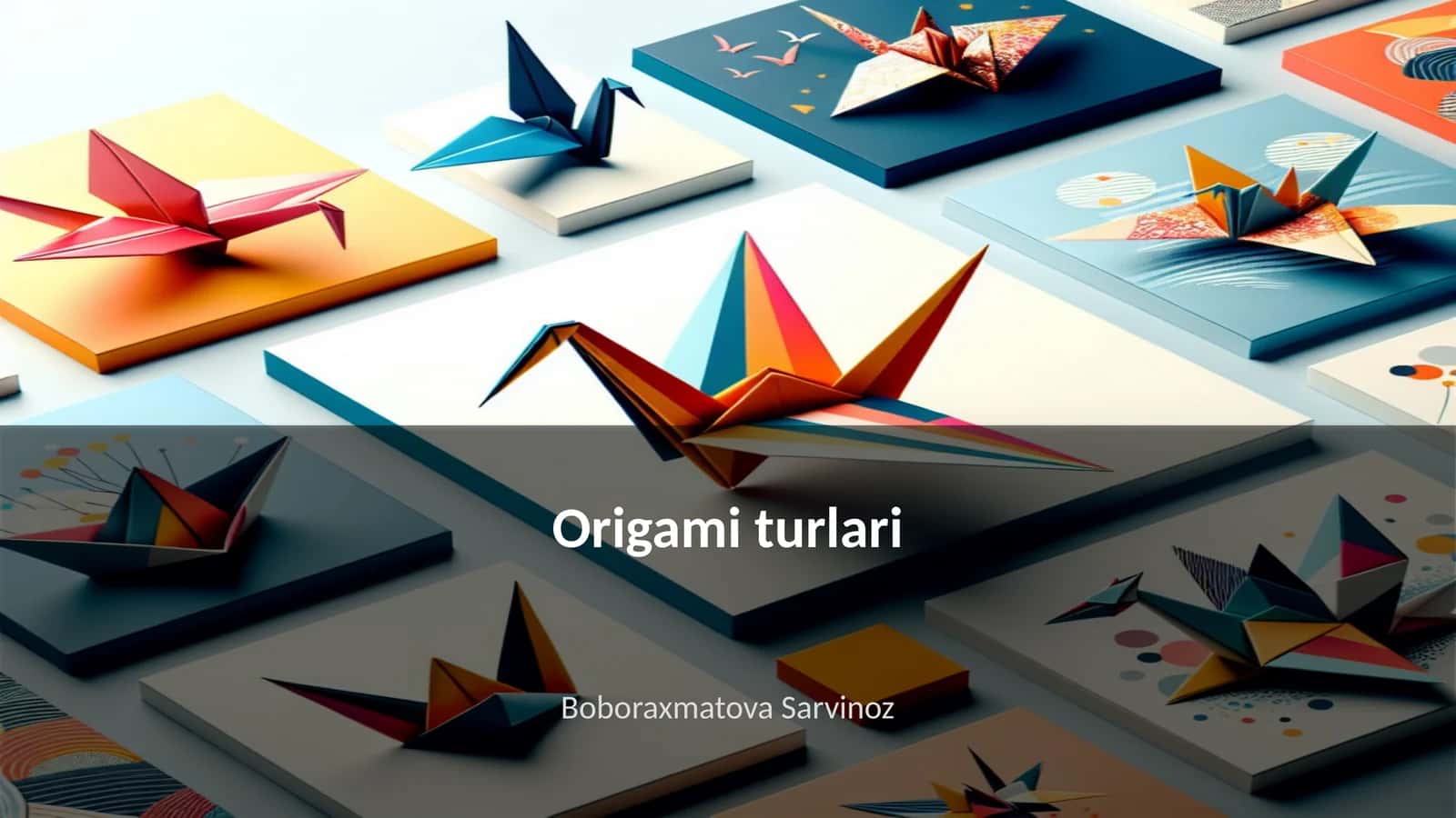 Origami turlari