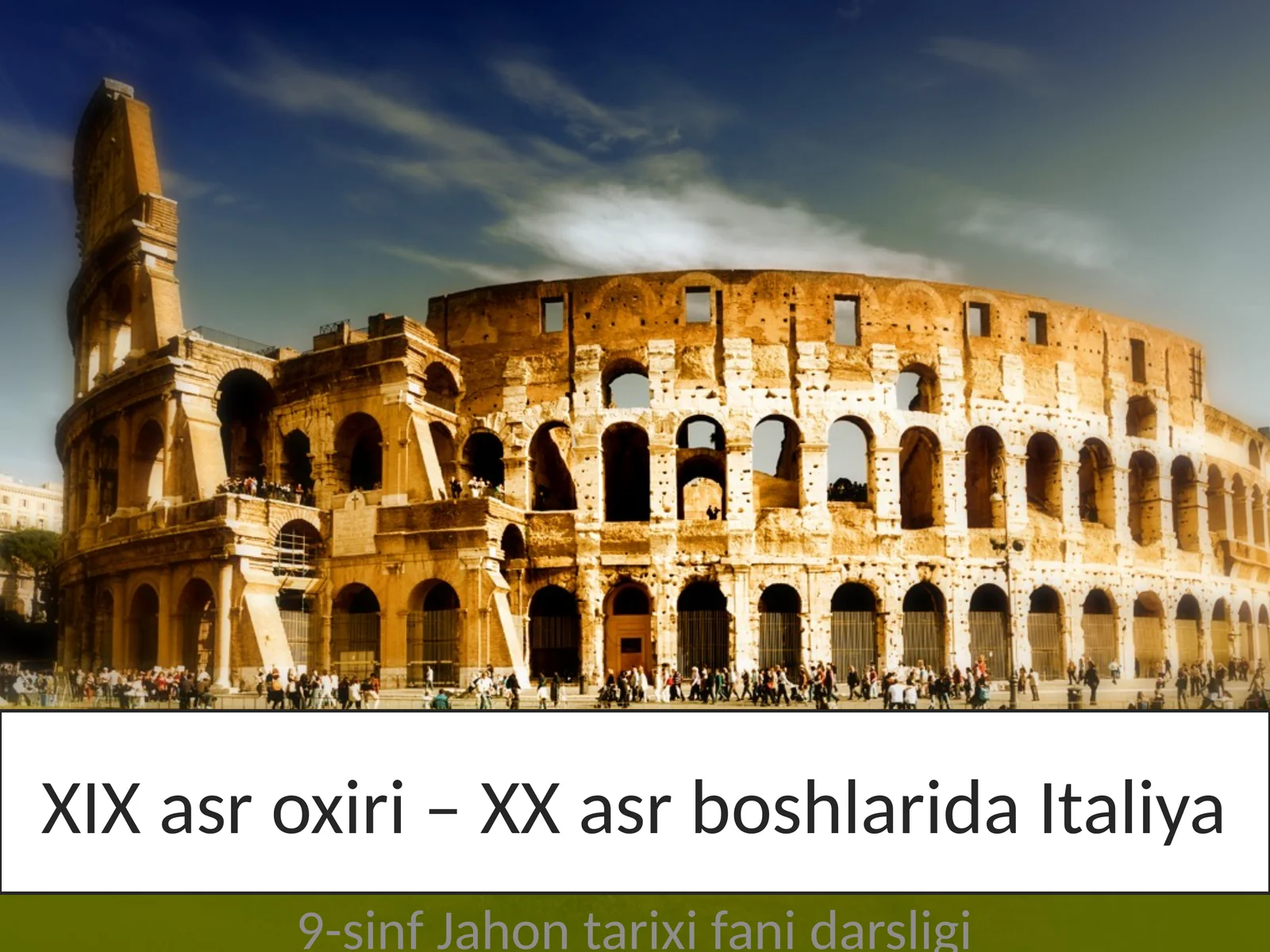 9-sinf Jahon tarixi fani darsligi