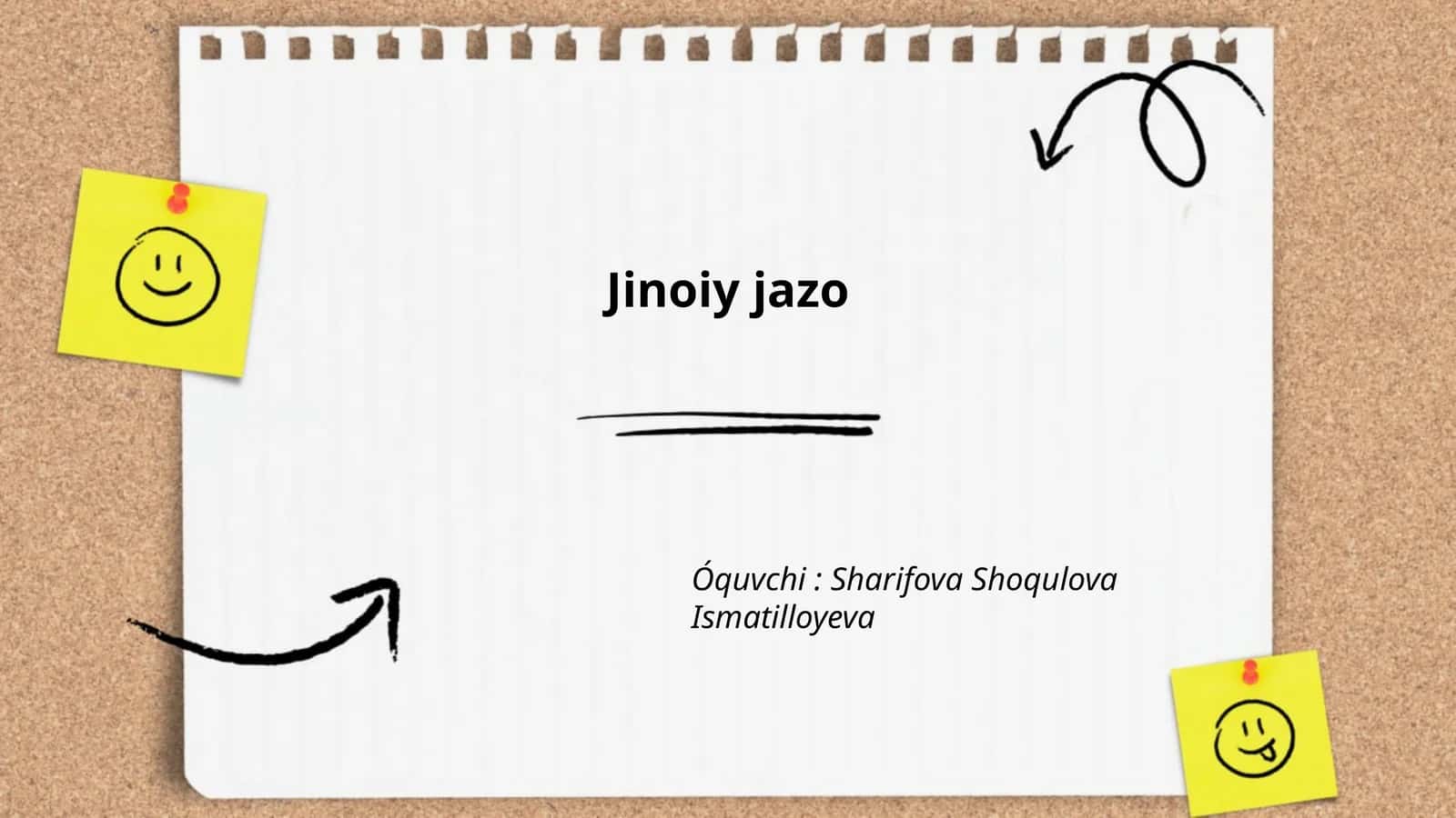 Jinoiy jazo