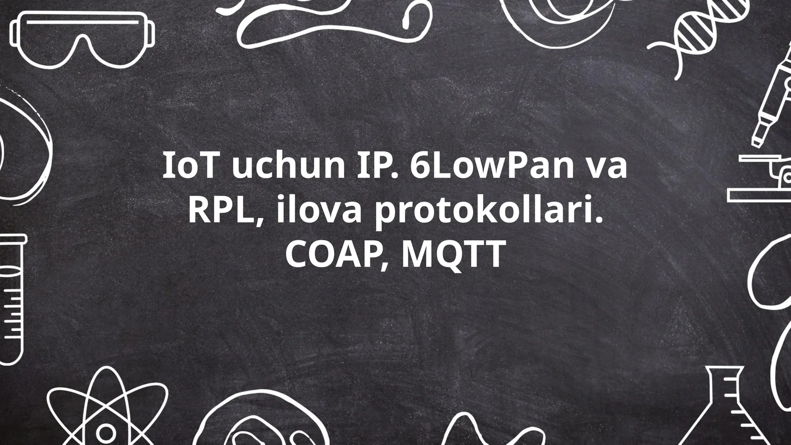 6LoWPAN (IPv6 over Low power Wireless Personal Area Networks)