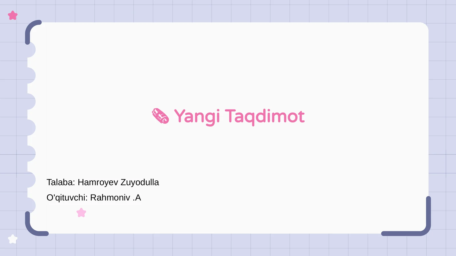 Yangi Taqdimot Gallereyasi