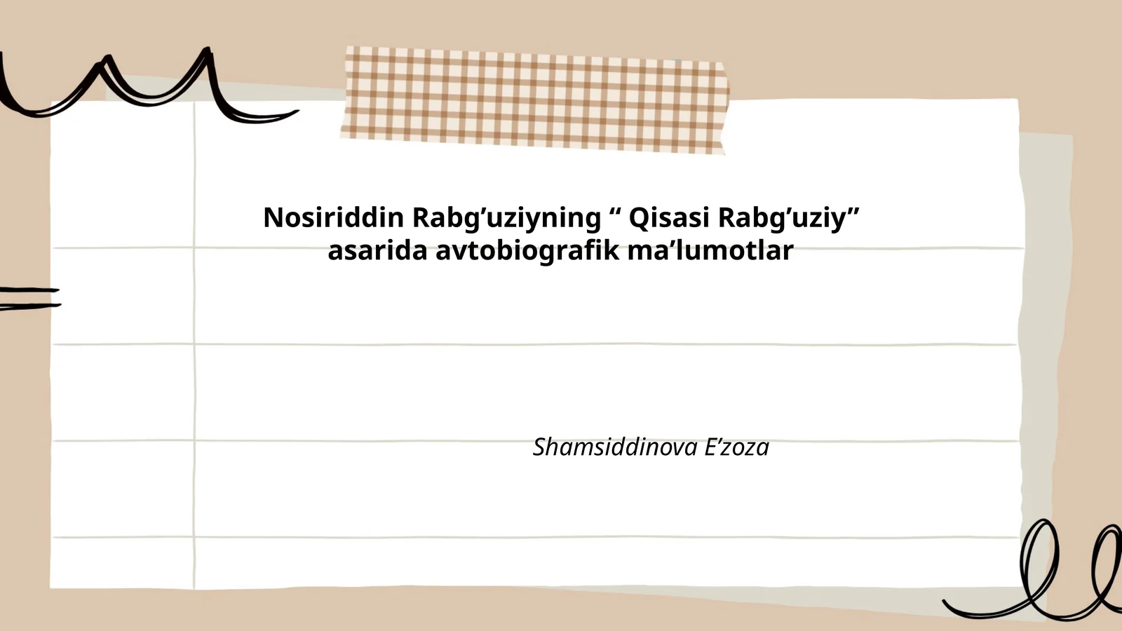 Qisasi Rabg’uziy