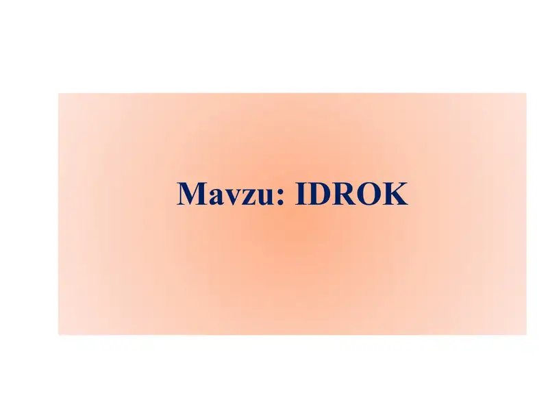 IDROK