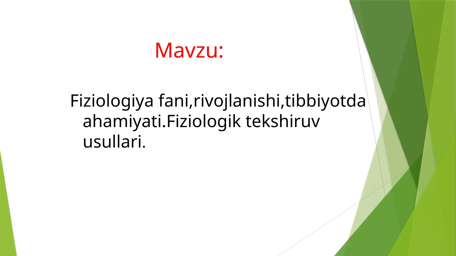 Fiziologiya
