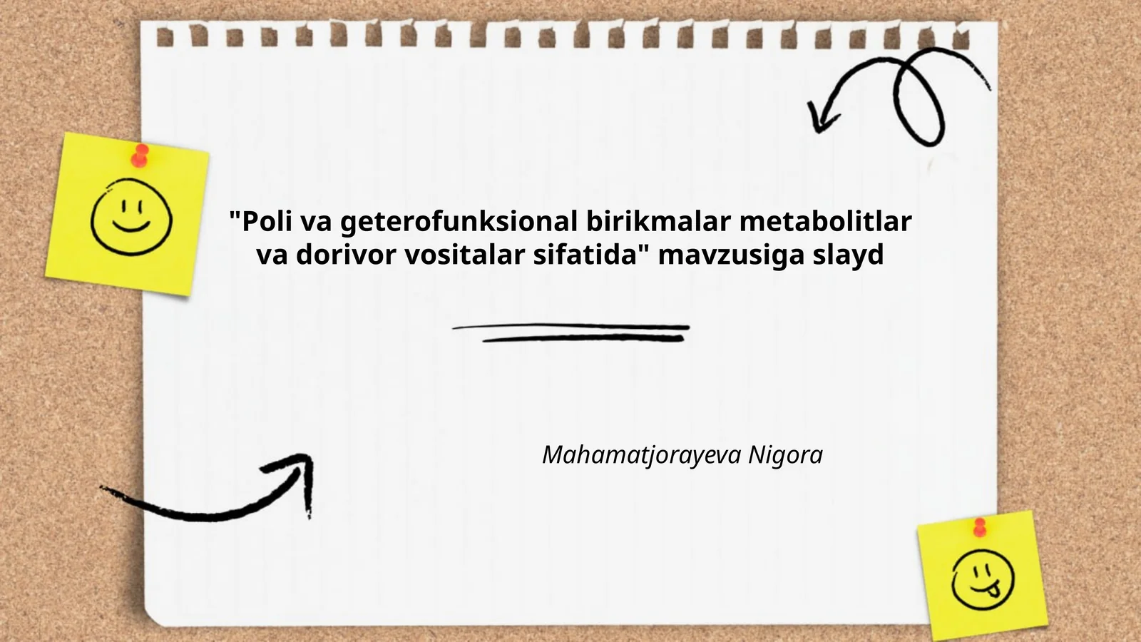 Poli va geterofunksional birikmalar metabolitlar va dorivor vositalar sifatida
