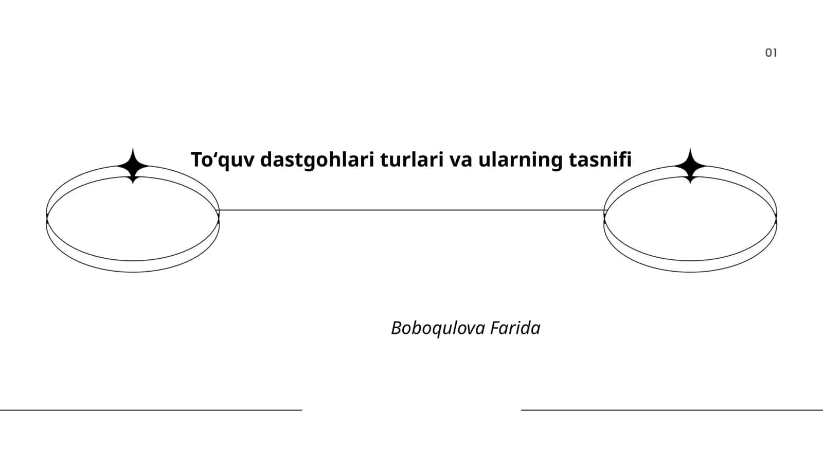 Toʻquv dastgohlari turlari va ularning tasnifi