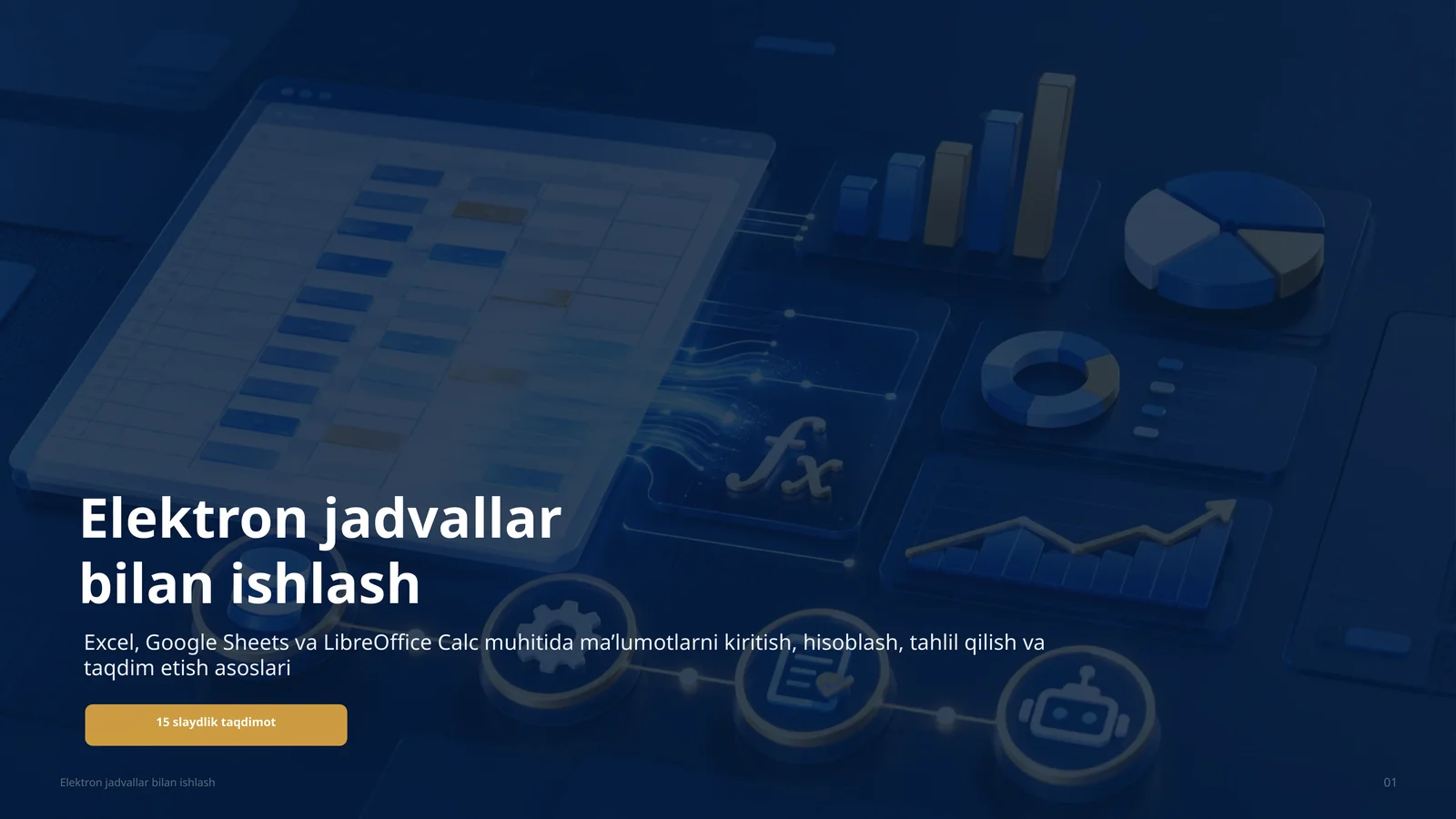 Elektron jadvallar bilan ishlash