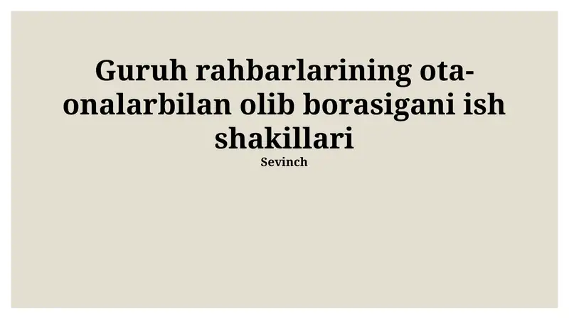 Onlayn aloqa va platformalardan foydalanish
