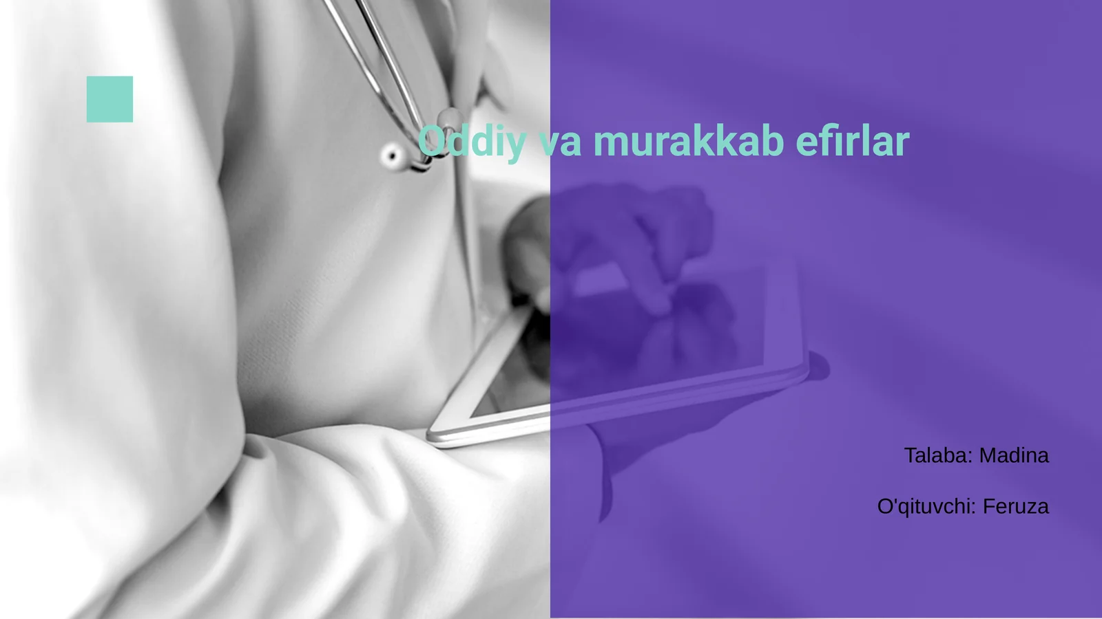 Oddiy va murakkab efirlar